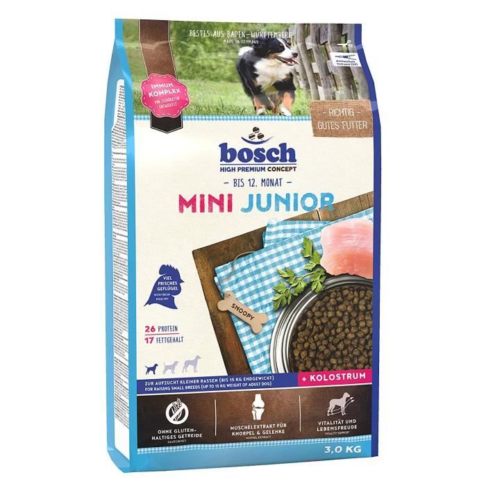 Bosch 4015598013000 - COMMUTATEUR KVM -  Mini Junior Croquette pour Chiot Petite Race 3 kg