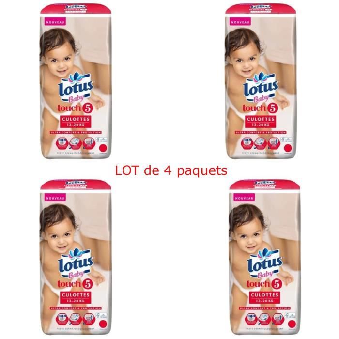 Lotus Baby Touch Culottes Taille 5 De 12 A 22 Kg Lot De 4 X 36 Culottes X144 Couches Achat Vente Couche 3612401255308 Soldes Sur Cdiscount Des Le 20 Janvier Cdiscount