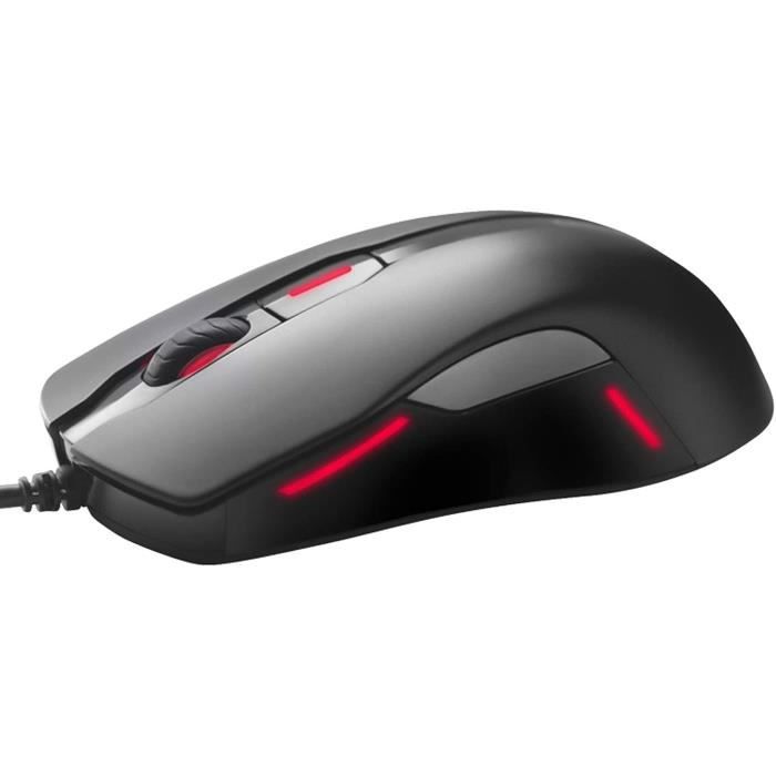 Souris Gaming USB Optique 4000 DPI - 6 Boutons, Rétroéclairage LED - Neuf