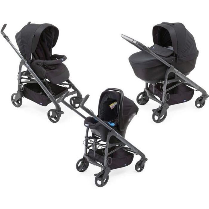 Chicco chanceliere universelle pour poussette ou nacelle pure black  CHI4079469310000 - Conforama