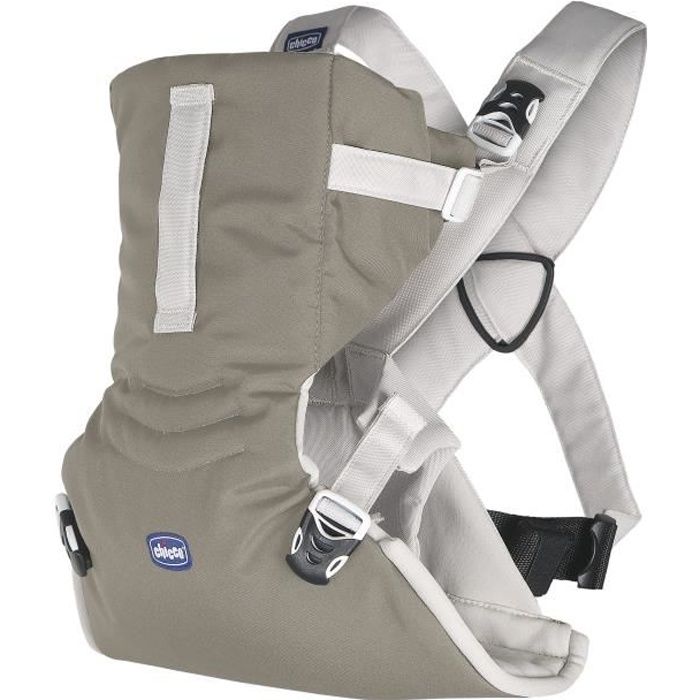 Porte-bébé EasyFit - CHICCO - Beige foncé - Ergonomique - Bretelles  matelassées - Poche pratique