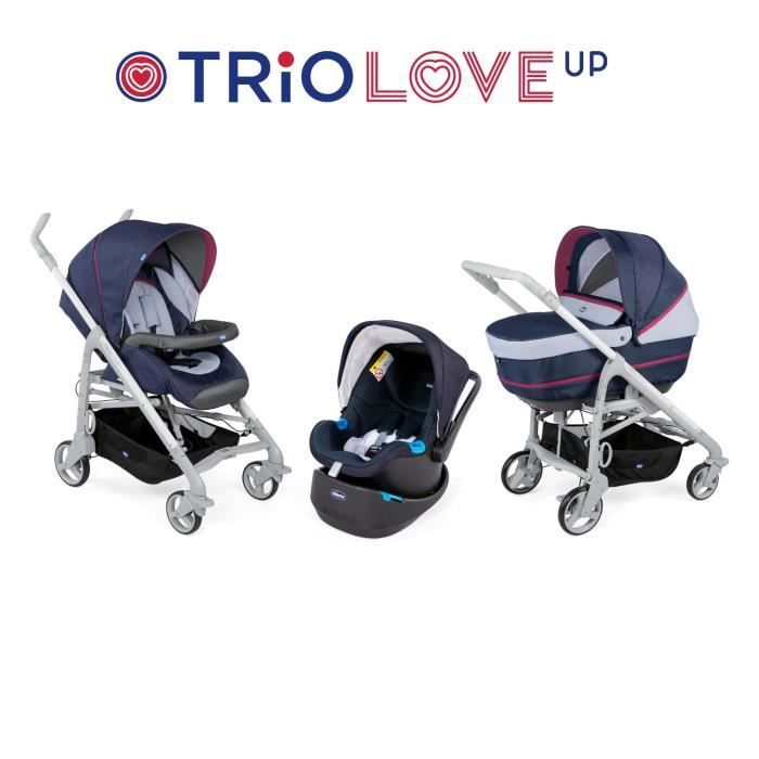 poussette chicco trio 3s