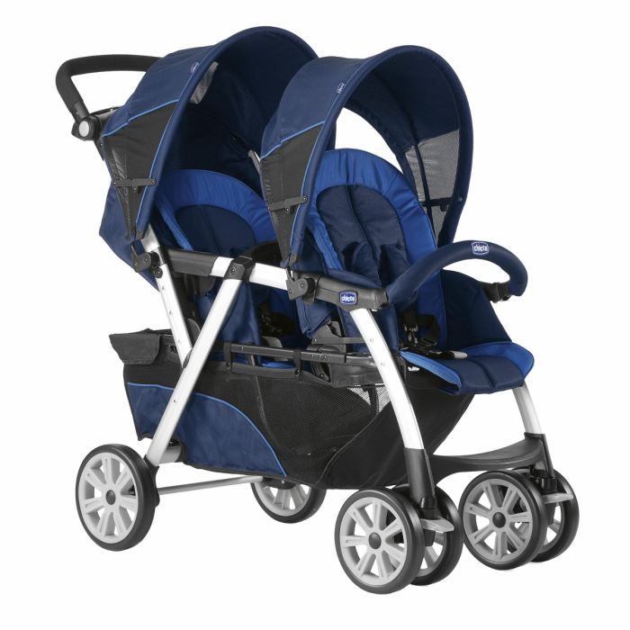 CHICCO Poussette Double Together Bleue Cdiscount Puericulture Eveil bebe