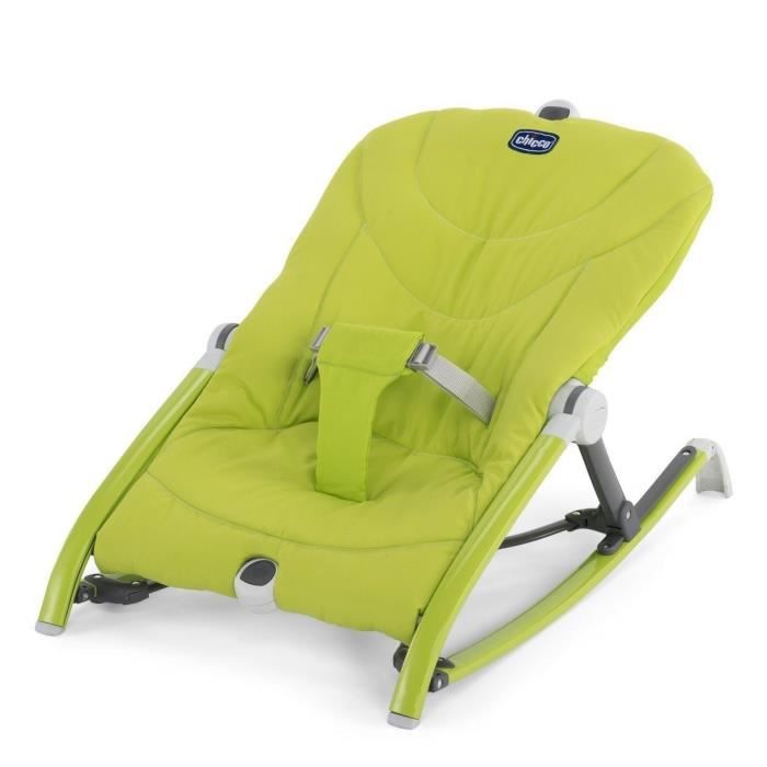 Transat Pocket Relax Green - CHICCO - POCKET RELAX - Ultra-compact - Confortable - Pliable