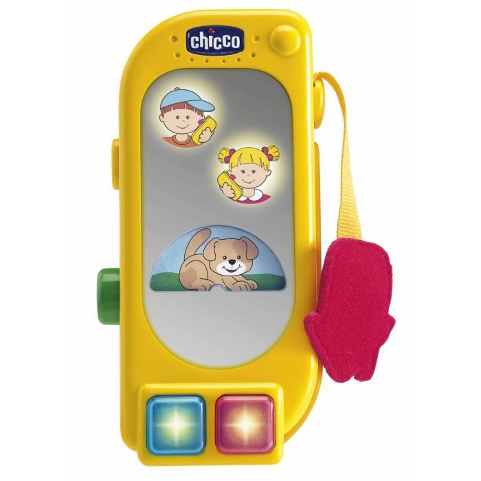 Téléphone Portable Visio - CHICCO - Premier téléphone portable visio de bébé avec écran lumineux et MMS animaux