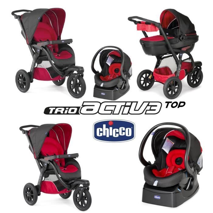 Pack poussette trio on sale activ3 top race