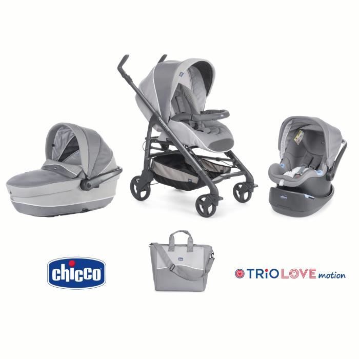 CHICCO Poussette combinée 3 en 1 TRIO LOVE MOTION Elegance - Cdiscount  Puériculture & Eveil bébé