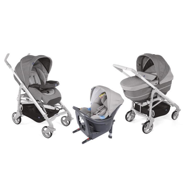 Chicco Trio Love Up I Size Bebecare Poussette Combinee Trio Chassis Blanc Titanium Cdiscount Puericulture Eveil Bebe