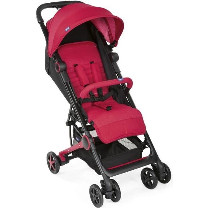 Poussette CHICCO Miinimo3 Red Passion - Ultra-compacte - Nacelle souple - 6  roues - Habillage pluie inclus - Cdiscount Puériculture & Eveil bébé