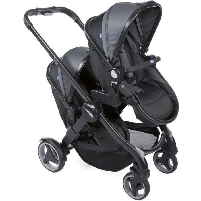 Poussette double convertible CHICCO Fully 0 36 mois Nacelle