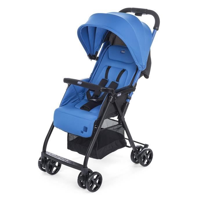 poussette chicco bleu et beige