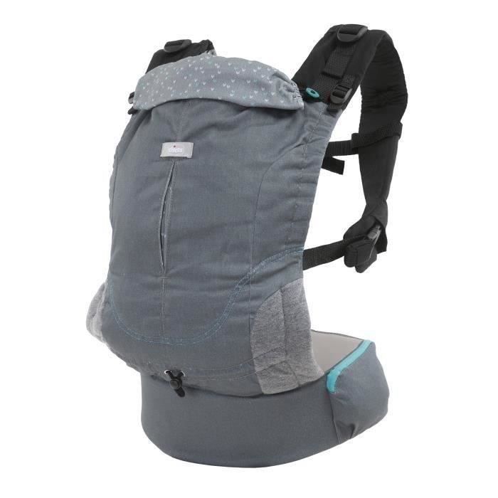 CHICCO Porte bébé Myamaki Fit Cool Grey