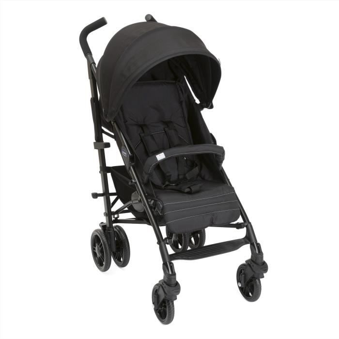 Poussette Liteway 4 Jet Black - CHICCO - Poussette citadine - Mixte - Jusqu'à 22 kg - Bébé