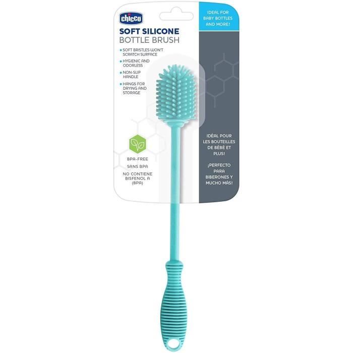 Brosse de nettoyage portative de brosse de biberon de silicone doux pour des outils de nettoyage de ménage de bébé Brosse de nettoyage portative de brosse de biberon de silicone doux pour des outils de nettoyage de ménage de bébé