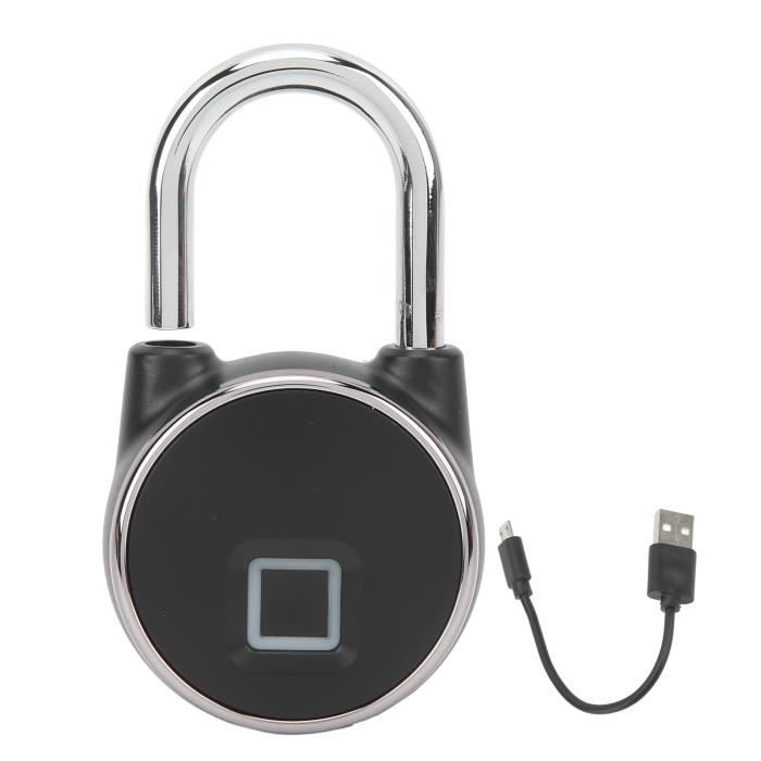 Mineup Smart Cadenas Empreintes Digitales IPX22 - Déverrouillage 0.5s USB Rechargeable