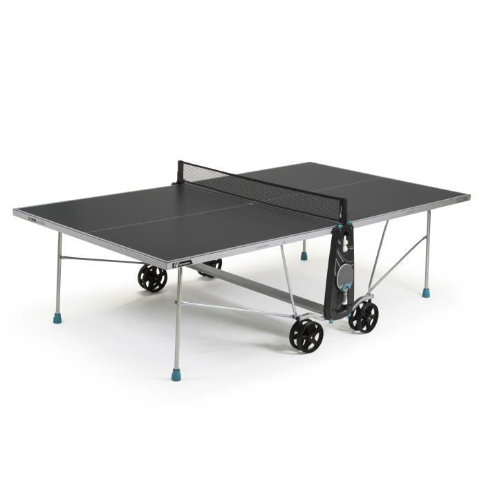 Table de ping-pong d'extérieur 100X Outdoor - Plateau Gris - Cornilleau
