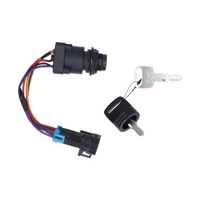 Interrupteur D'Allumage Bateau Avec Cordon De Sécurité – Compatible Johnson Evinrude 5005801, Qualité Premium, Installation Facile