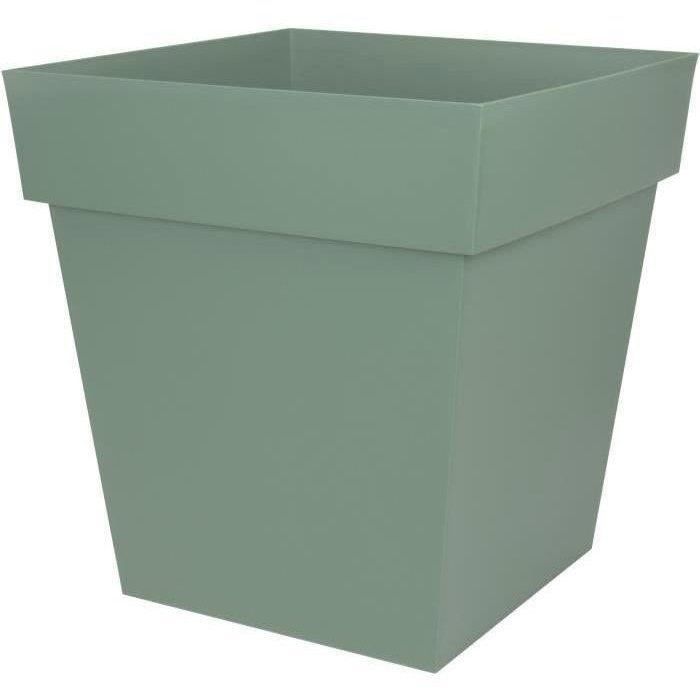 Pot De Fleurs Haut Carré 43x43cm H80cm Toscane Eda Le Pot De - vue 3