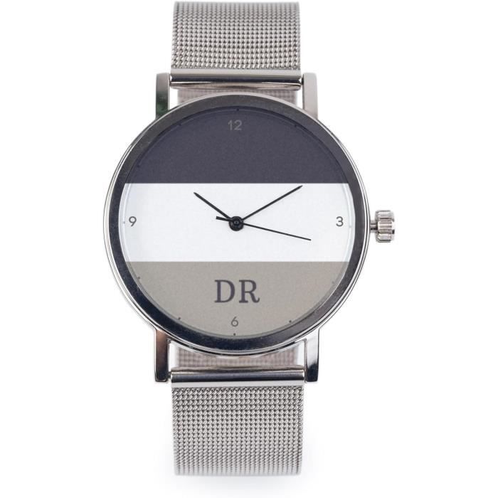 Montre En Bois Personnalisée Homme Avec Photo Et Texte - Montre De Poche Cadre Photo Cadeau Père