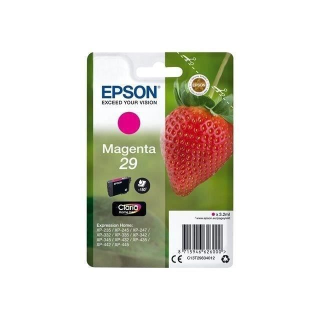 EPSON Cartouche dencre T2983 Magenta – Fraise (C13T29834012)