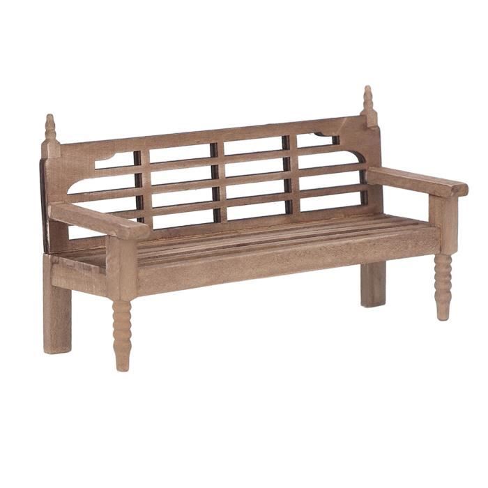 Lot De 5 Mini Bancs De Parc 1:100 - Accessoires Modélisme Ferroviaire Et Maison De Poupée, Déco Réaliste Pour Maquette