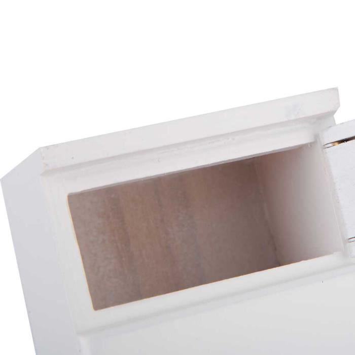 INOOMP – Mini Frigo Réfrigérateur – Maison De Poupée échelle 1/12 – Beige – 7,3 X 6 X 12 Cm – Décoration Et Jeu – ABS