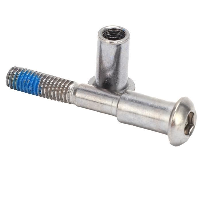 Vis De Tige De Selle De Vélo M5x30/35/40mm En Alliage De Titane Tige De Selle De Vélo Boulon Fixe Vis à Tête Ronde(M5x40-arc En Ciel