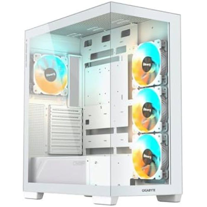 Boîtier PC ATX – GIGABYTE – C500 – Verre trempé – RGB Fusion – Circulation optimisée