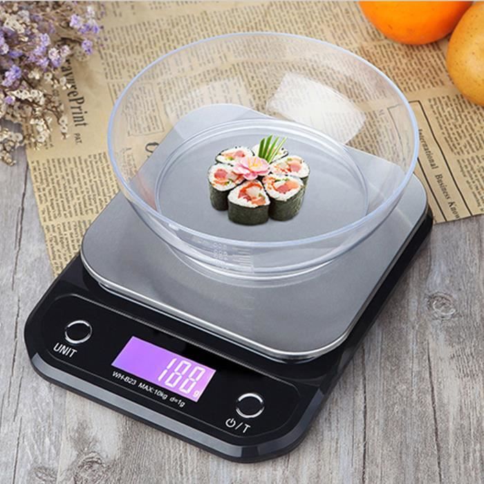 Balance De Cuisine Numérique 10Kg Balance De Cuisine Verre Balance