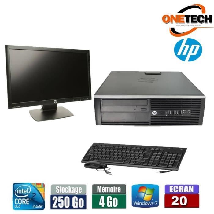 Pc de bureau HP 6200 - i3 - 8Go - 250Go HDD - W10 + Ecran 22'' - Cdiscount  Informatique