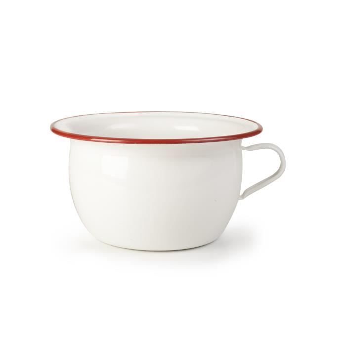 Pot de Chambre - IBILI - 908224 - Acier - Blanc - 24 x 24 x 13 cm
