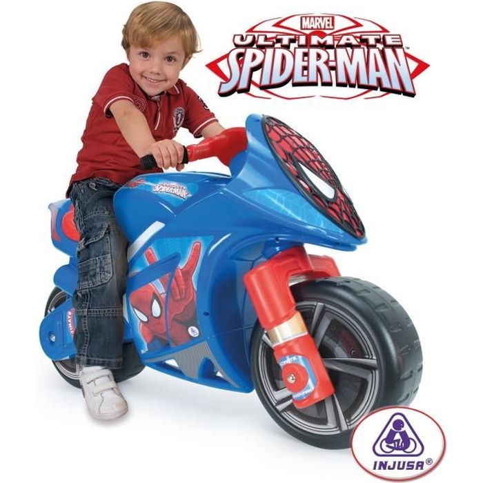 Porteur Moto Winner Ultimate Spiderman - INJUSA - Garçon - 2 roues - Batterie