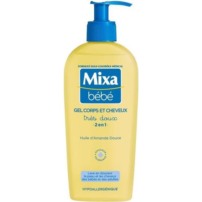 Mixa Bebe Gel Tres Doux 2 En 1 Corps Et Cheveux 250ml Cdiscount Puericulture Eveil Bebe