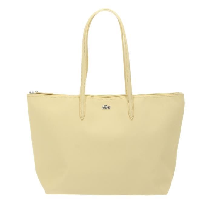 LACOSTE L.12.12 Concept L Shopping Bag Flan [92419] Jaune - Cdiscount  Bagagerie - Maroquinerie