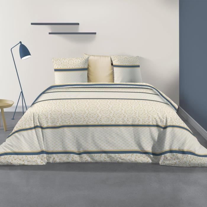 HOME LINGE PASSION Parure De Couette 240x260 Cm HOME LINGE PASSION FIBULA : Housse De Couette