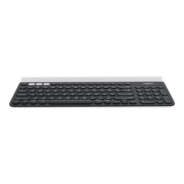 Clavier Bluetooth Logitech K780 – Blanc – Pavé numérique – Alternance facile entre les dispositifs