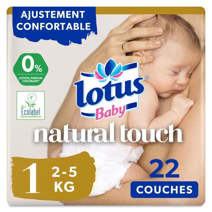 Couches Lotus Baby Taille 1 (2-5 kg) x22 - Cdiscount Puériculture