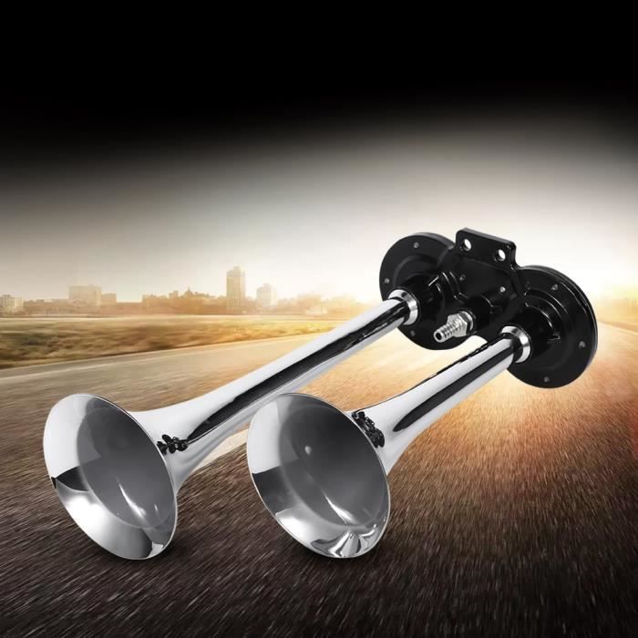12V 150db Universal Double Air Comprimé Compresseur Corne Train Voiture