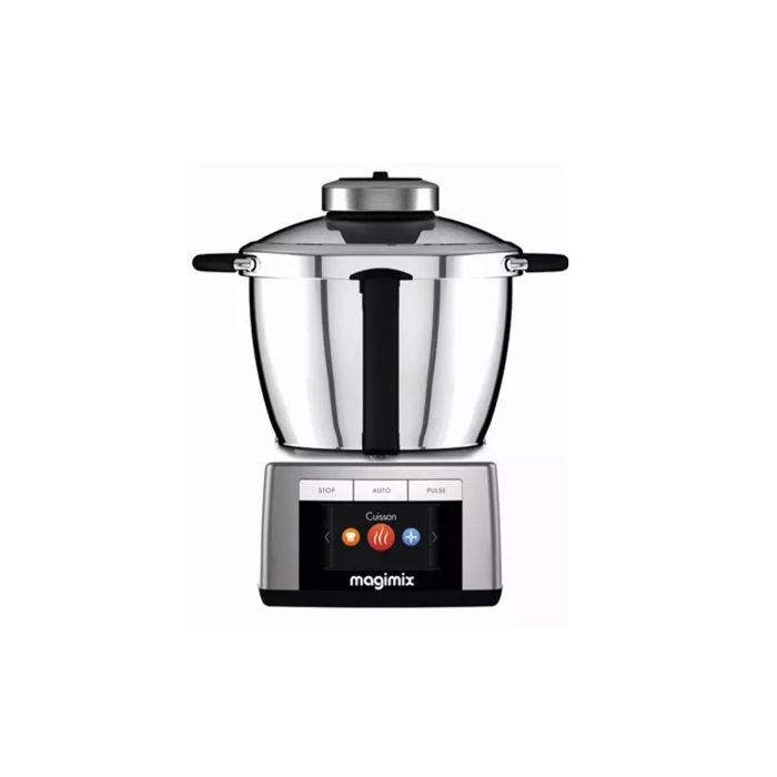 robot cuiseur cook expert - magimix - chrome mat - bol inox 3,5l - 1700w - 15 programmes - 18 vitesses