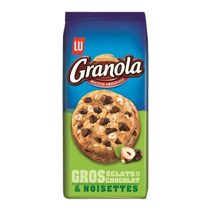 Granola Extra Cookies Chocolat Noisettes 184g