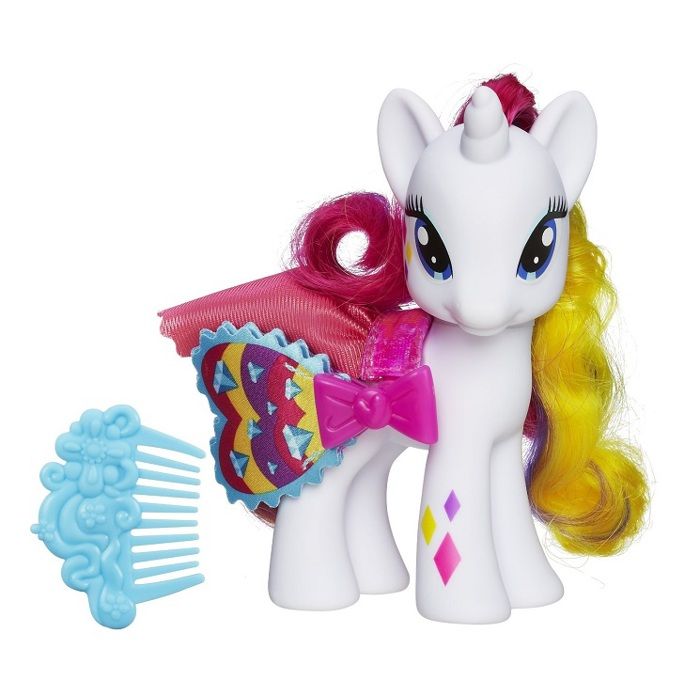 figurine my little pony - rarity 15 cm - jouet pour enfant - marque mon petit poney - blanc