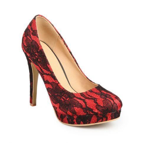 escarpin dentelle