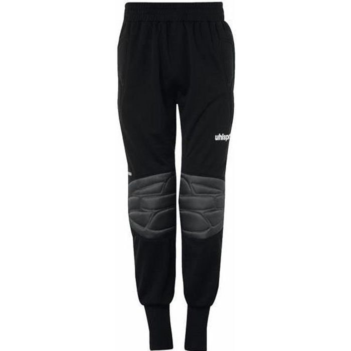 Pantalons de gardien de but Uhlsport Torlinie - Noir - Homme - Football - Bas des jambes à longues côtes