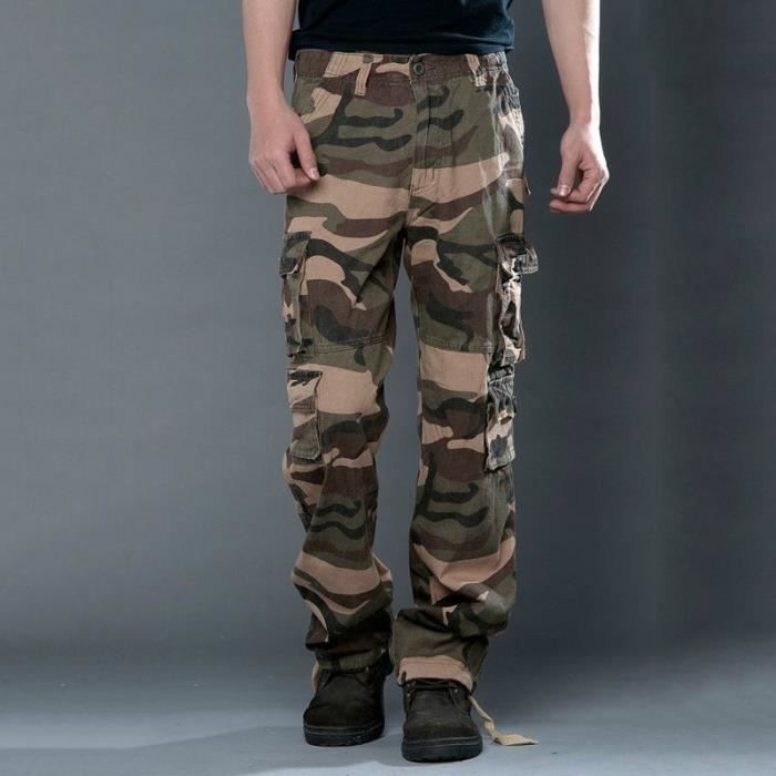Pantalon homme kaki militaire shop