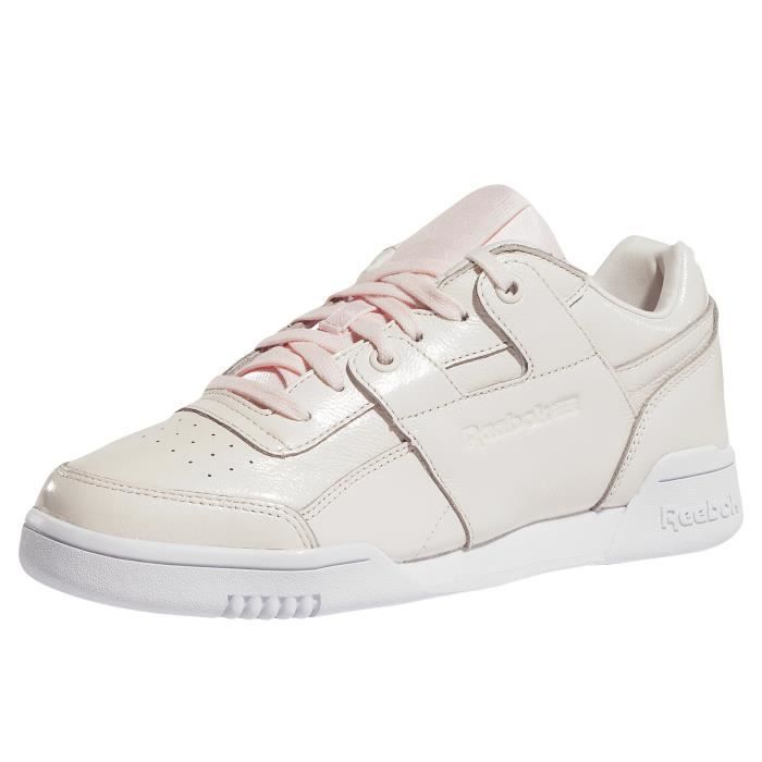 chaussures de fitness pour femme reebok workout lo plus - rose