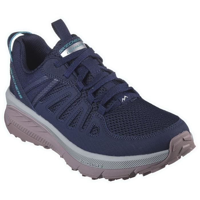Skechers Femme Switch Back Cascades Trekking Low Cut- Bleu Marine Skechers Femme Switch Back Cascades Trekking Low Cut- Bleu Marine