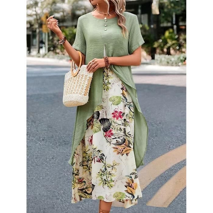 Robe en lin femme grande taille hotsell