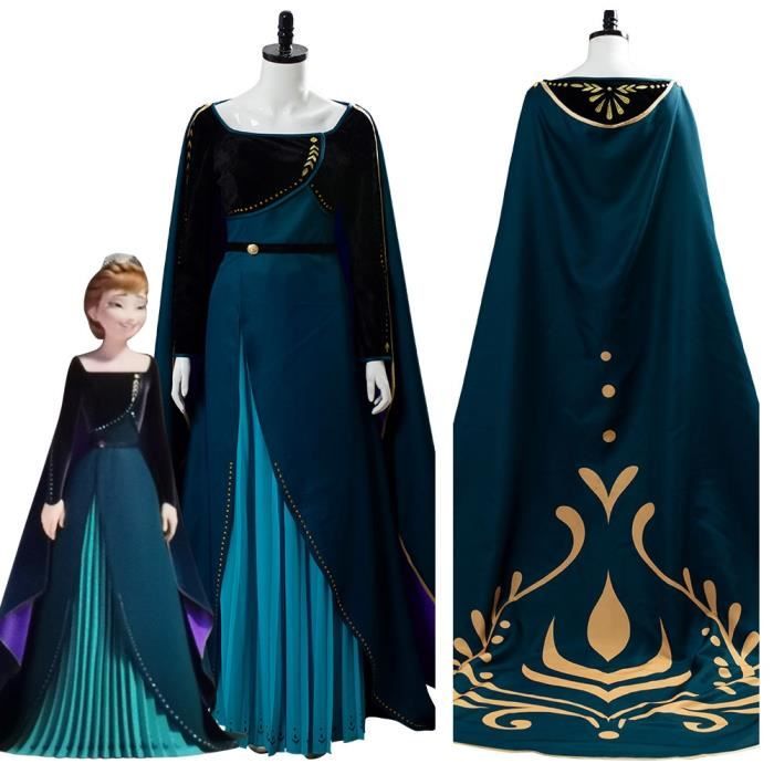 robe anna reine des neiges adulte