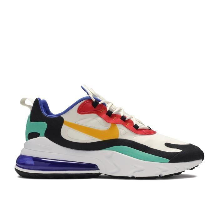 Basket Nike Air Max 270 React pour Homme Femme Gris - Cdiscount Chaussures