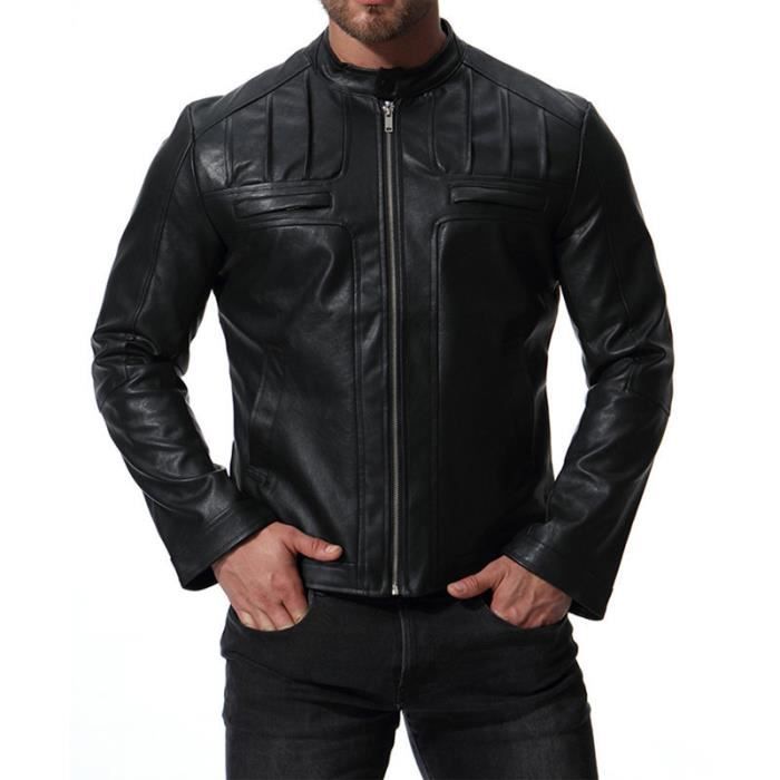 Veste en cuir pour Homme Luxe Grande taille Haute qualité